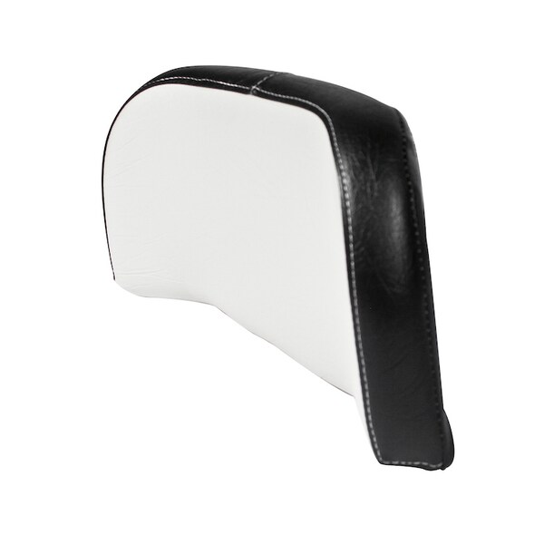 Back Cushion, Wood, WHT/BLK 17" x6" x4"